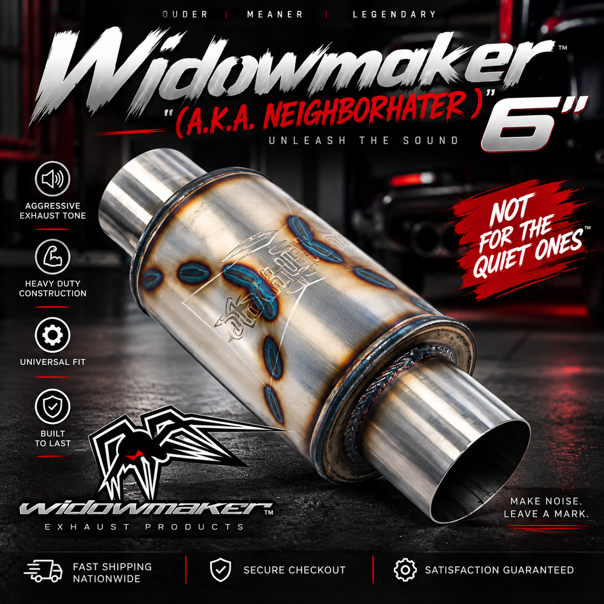 Black Widow Exhaust