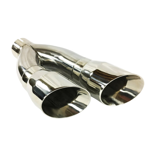 Dual Slant Angle Stainless Exhaust Tips